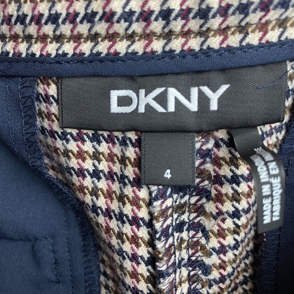 DKNY Womenʻs Gingham Wide Leg Capri Size 4 - Picture 5 of 8